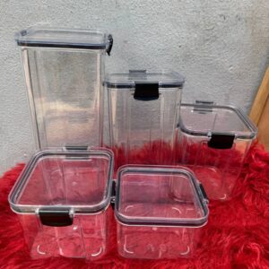 Alternative view of 5 IN 1 FANCY QUALITY CEREAL/ FOOD STORAGE CONTAINER