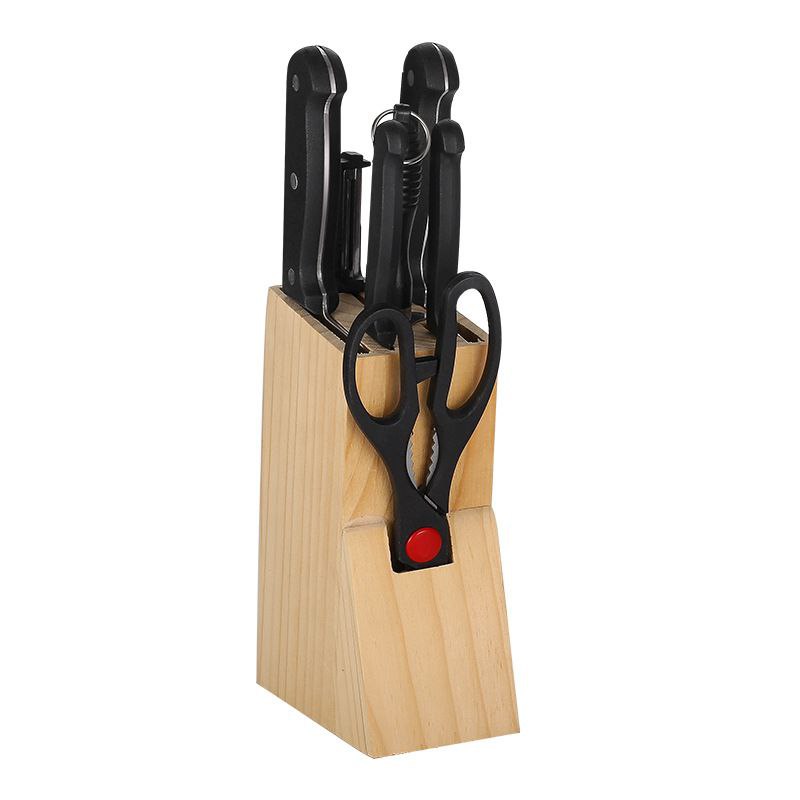8Pcs Knife Set With Wooden Block Holder - Image 4