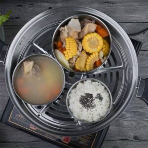 STAINLESS SILVER 5PCS BOWL SET(PROTECT FRESH BOX)SMALL
