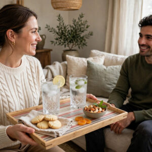 Alternative view of BAMBOO TRAY(LARGE-FLAT DIFFERENT DESIGNS)