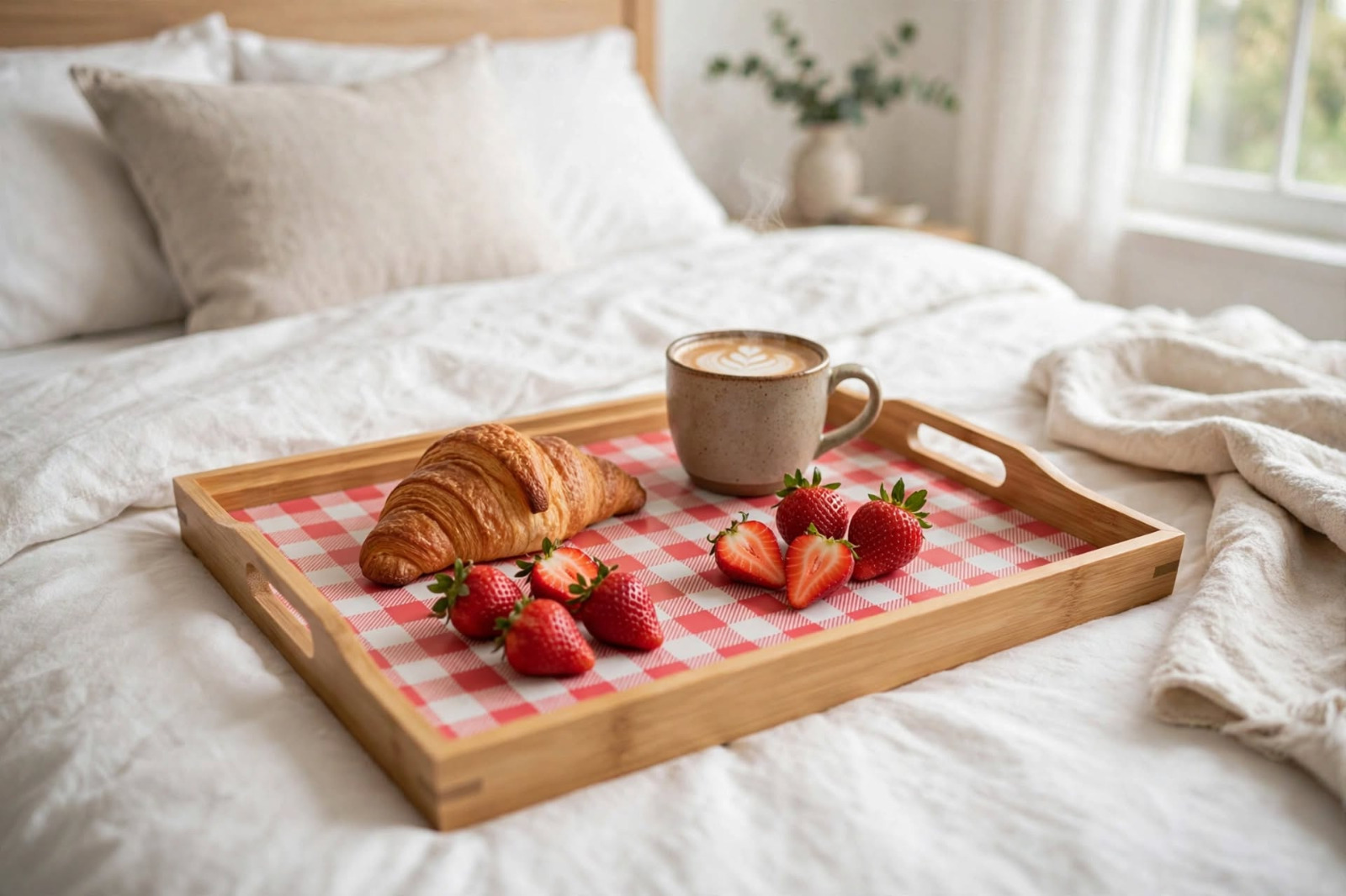BAMBOO TRAY(SMALL WITH HANDLE) - Image 2