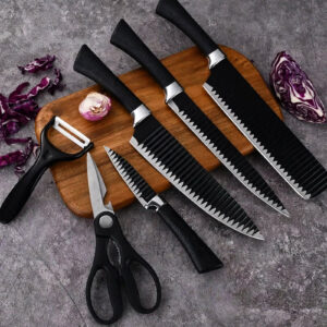 Alternative view of 6 PCS FORGING FAMILY KNIFE SET
