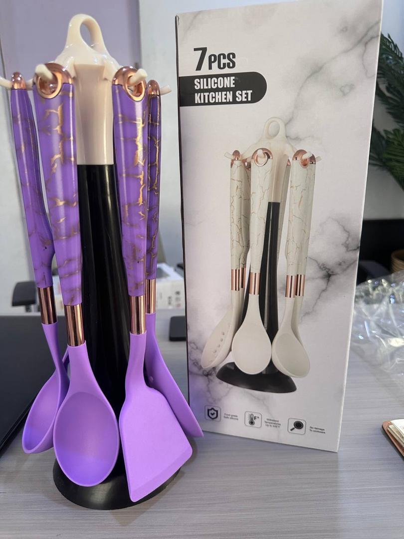 7PCS SILICONE KITCHEN SET - Image 4