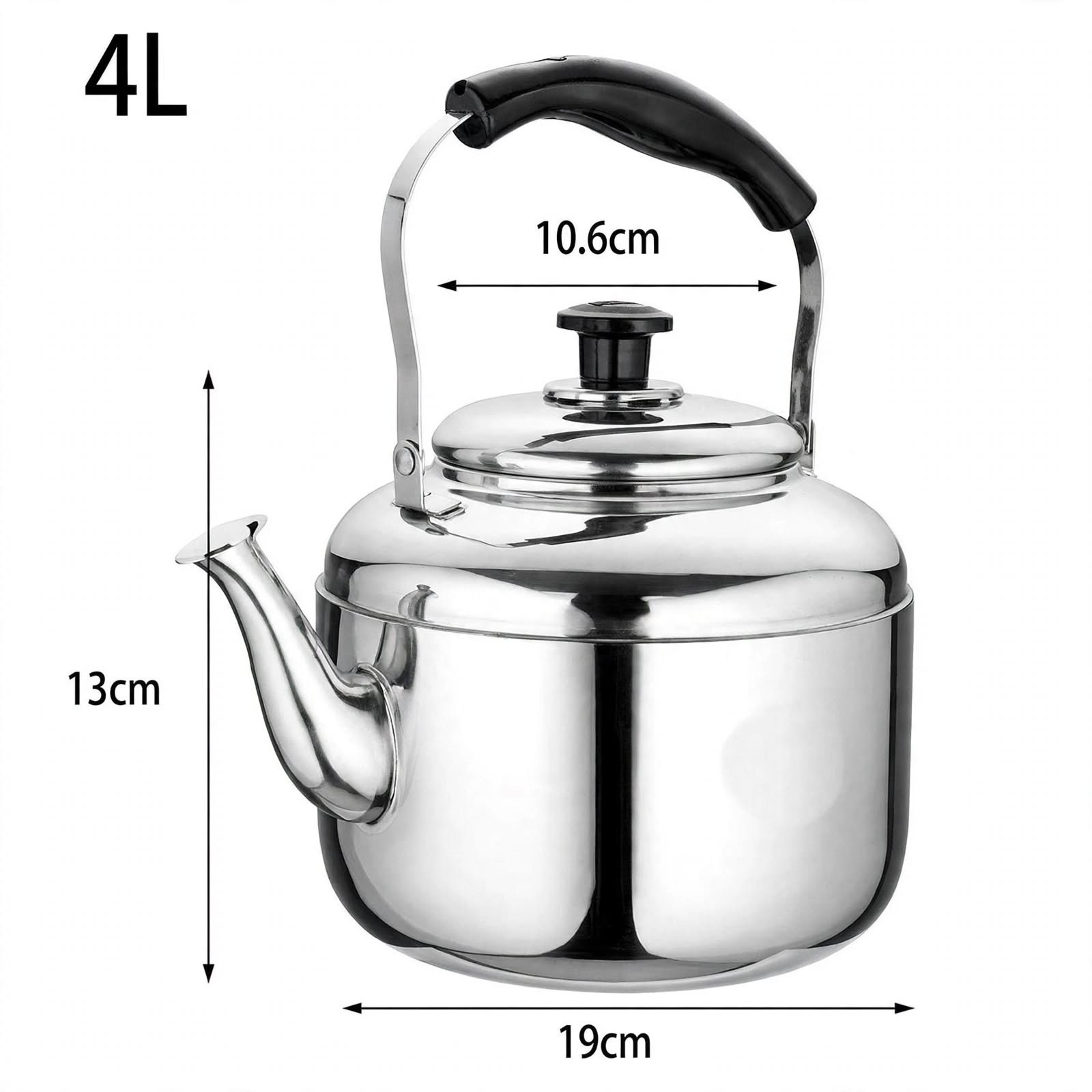 4L STAINLESS STEEL KETTLE - Image 5