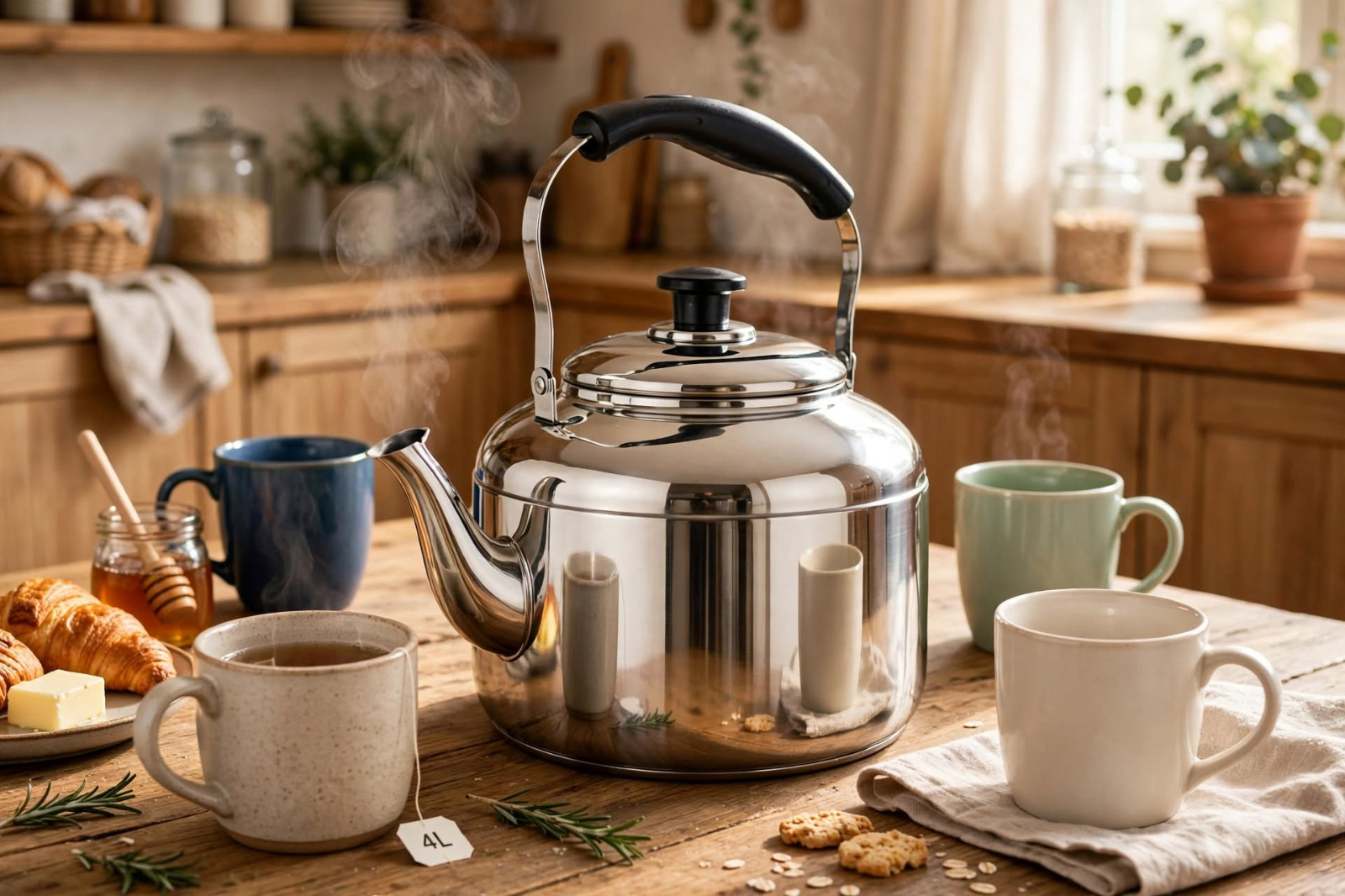 4L STAINLESS STEEL KETTLE - Image 6