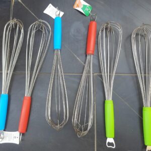 2-in-1 STAINLESS STEEL EGG WHISK WITH BOTTLE OPENERS - BIG