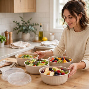 Alternative view of 4 IN 1 MELAMINE BOWLS