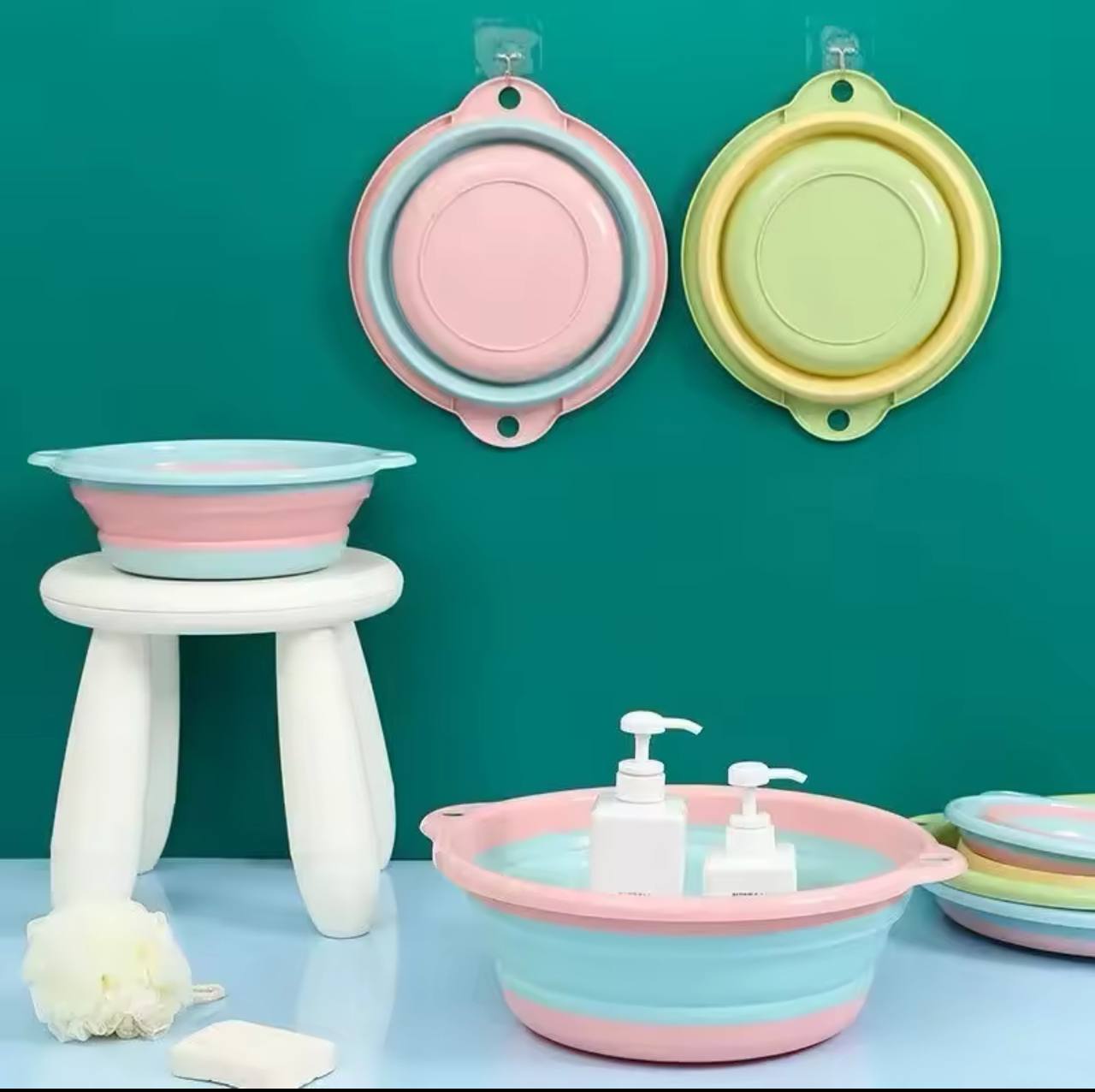 SILICON COLLAPSIBLE WASH BASIN/BOWL-MEDIUM - Image 6