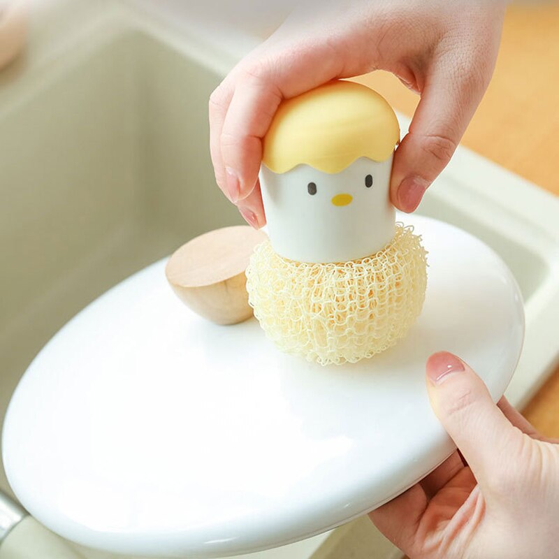 EGG POT BRUSH & SPONGE - Image 2