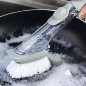 2IN1 LONG HANDLE REFILLABLE LIQUID CLEANSING SOAP DISPENSER