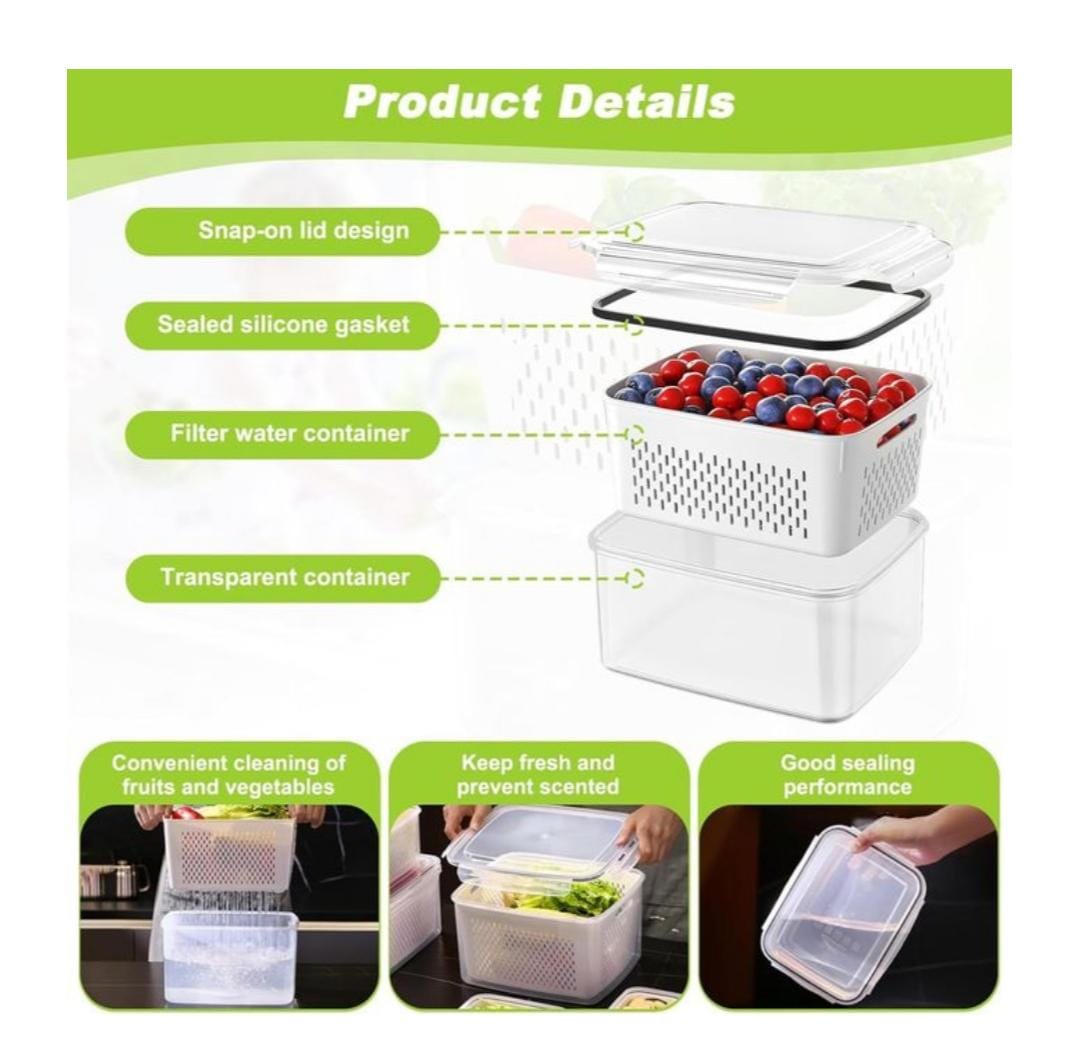 3IN1 FRIGDE PRESERVATION BASKET SET - Image 4