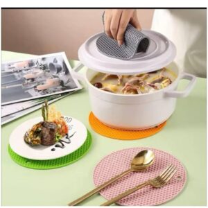 Alternative view of SILICONE NON SLIP HEAT RESISTANT MULTI MAT - PLACEMAT