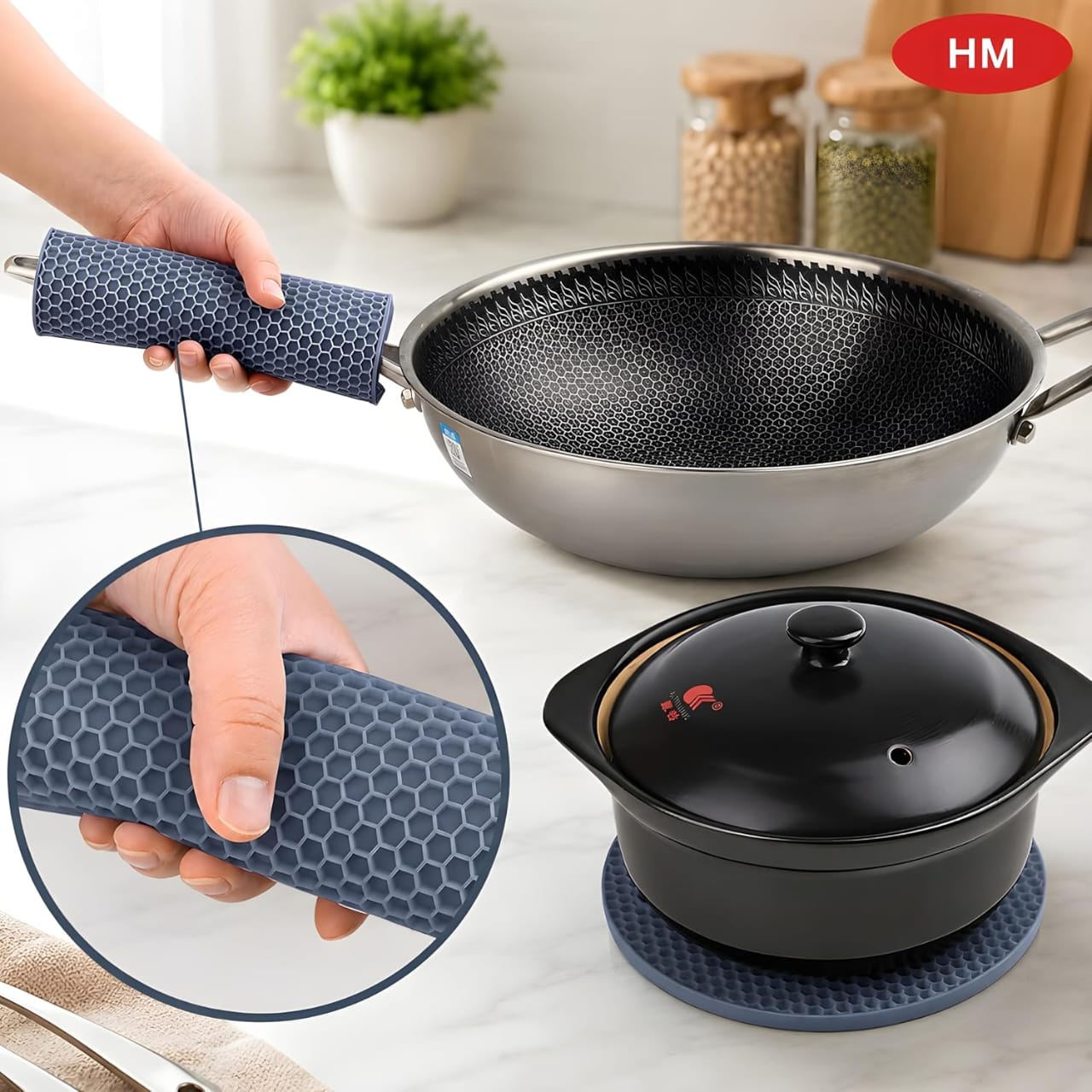 SILICONE NON SLIP HEAT RESISTANT MULTI MAT - PLACEMAT - Image 9