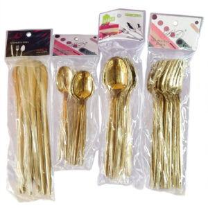 GOLD PENCIL TABLE FORK - pack of 6