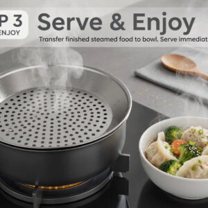 Alternative view of STAINLESS STEEL STEAMER