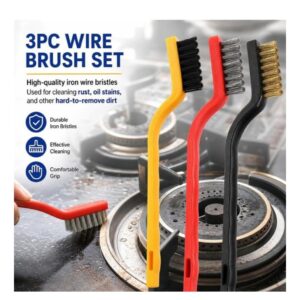 Alternative view of 3PC WIRE BRUSH SET