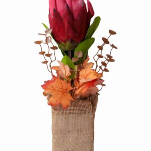 FLOWER IN A NET VASE