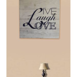 Alternative view of LIVE,LAUGH LOVE CANVAS