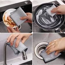 MULTIFUNCTIONAL SPONGE/METAL WIRE DISH TOWEL(PACK OF 5) - Image 5