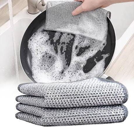 MULTIFUNCTIONAL SPONGE/METAL WIRE DISH TOWEL(PACK OF 5) - Image 8