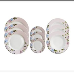 Alternative view of PLATE WITH FLOWER DESIGN-BIG