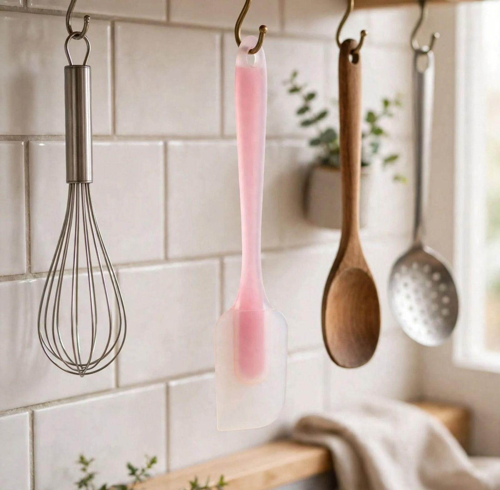SILICONE(FLAT SPOON) PINK - Image 2